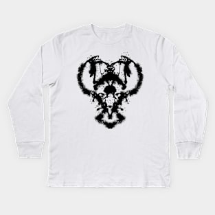 Heartless Rorschach Kids Long Sleeve T-Shirt